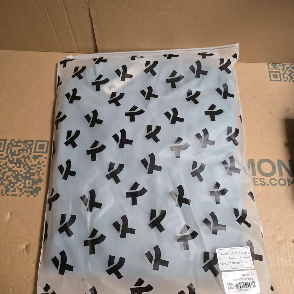 APPROXIMATELY 12 KOI WHALE BERRY OVERSIZED HOODIES - XS