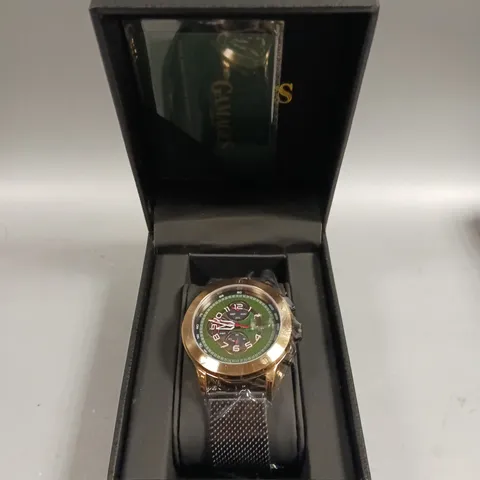 GAMAGES LIBERTY ROSE GREEN DIAL WATCH