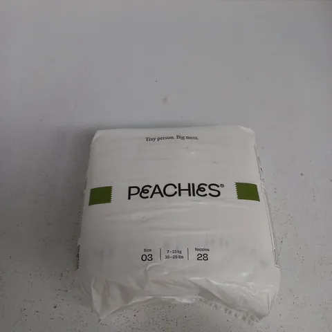 PEACHIES BABY NAPPIES SIZE 03 (7-13 KG), 28 NAPPIES