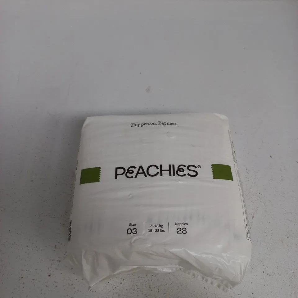 PEACHIES BABY NAPPIES SIZE 03 (7-13 KG), 28 NAPPIES