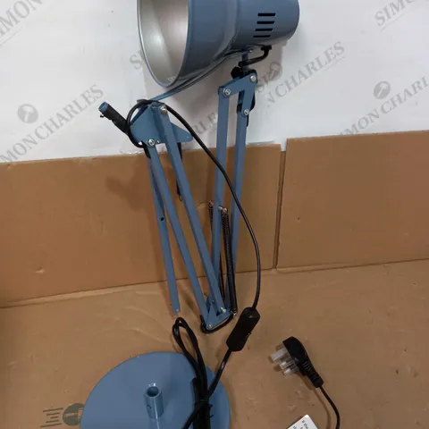 JOHN LEWIS ELLIOTT GLOSS STATE BLUE TASK LAMP