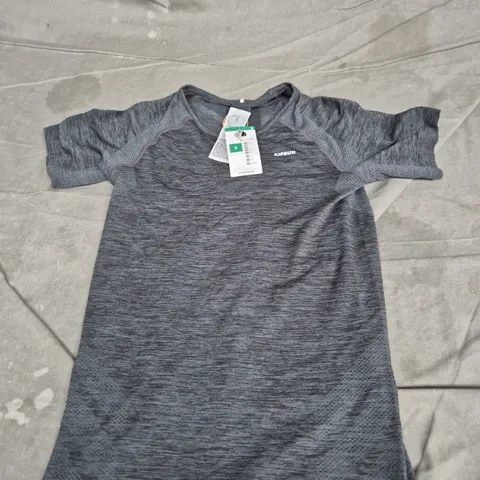 KIPRUN RUNNING TOP – GREY, UK SIZE S