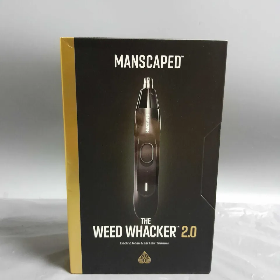 BOXED AND SEALED MANSCAPED THE WEED WHACKER 2.0 ELECTRIC NOSE & EAR HAIR TRIMMER