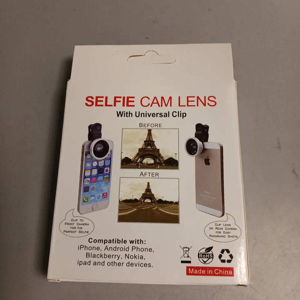 UNBRANDED SELFIE CAM REMOVABLE WIDE ANGLE LENS WITH UNIVERSAL CLIP