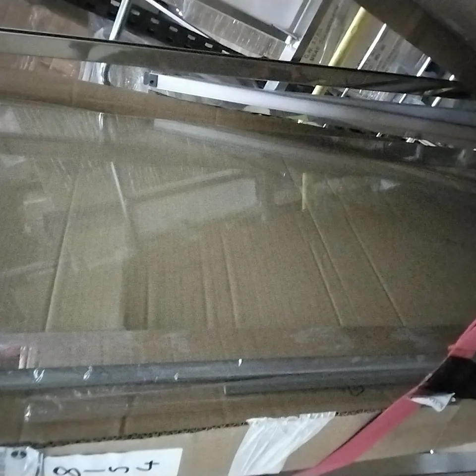CAGE OF SHOWER PANEL PARTS GLASS AND CHROME 