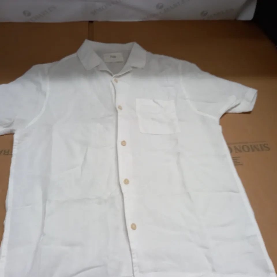 FOLK WHITE LINEN SHIRT - 2