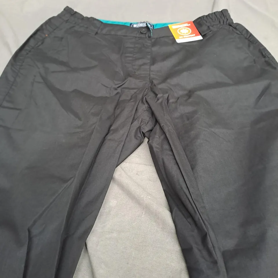 MOUNTAIN WAREHOUSE WOMENS BLACK TROUSERS - 10W X 31L