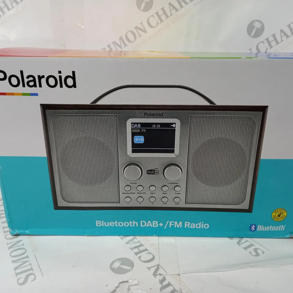 BOXED POLAROID BLUETOOTH DAB+/FM RADIO