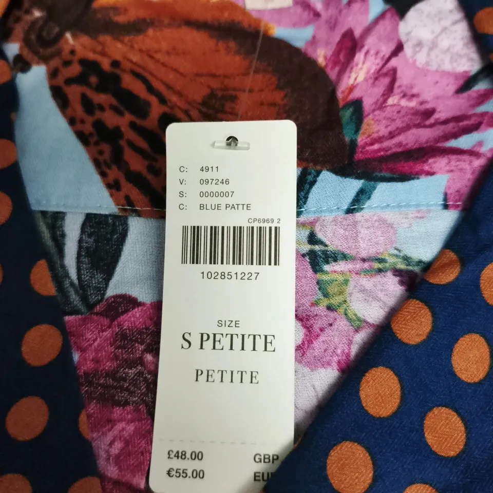 WOMEN'S FLORAL PRINT SHIRT – SIZE S 