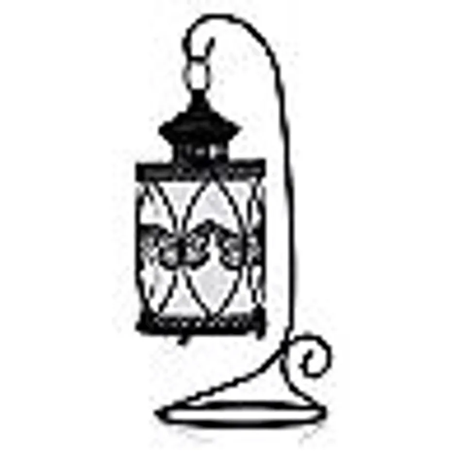 GARDEN STORIES TIMELESS BUTTERFLY HANGING LANTERN BLUE