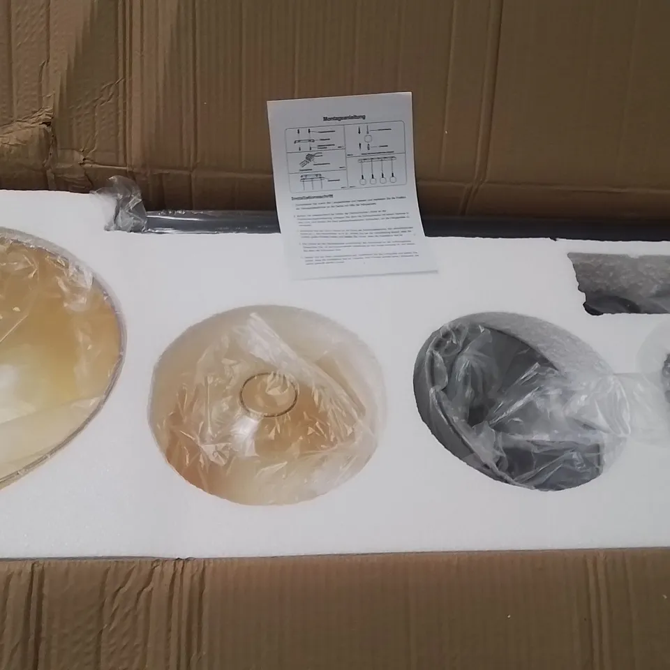 BOXED SUFFIELD CHANDELIER