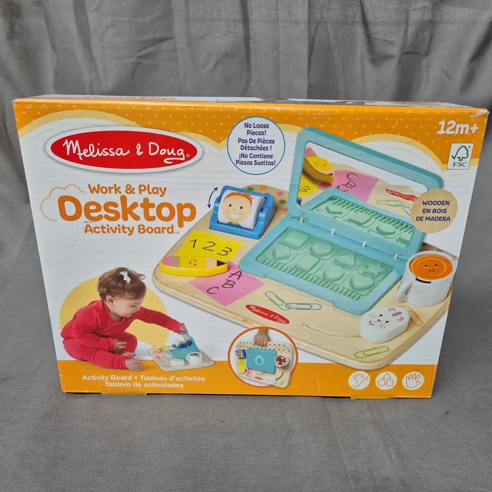 MELISSA AND DOUG - WORK AND PLAY DESKTOP ACTIVITY BOARD