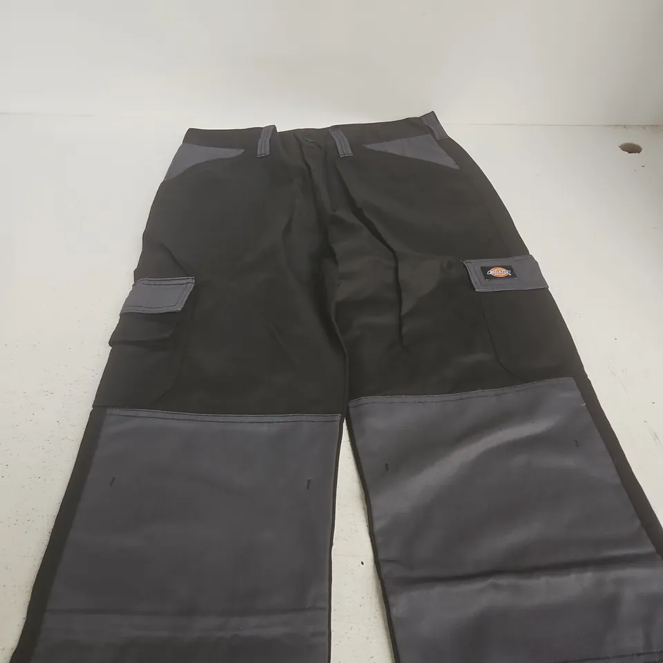 DICKIES EVERYDAY CVC TROUSERS - BLACK/GREY, UK 32R