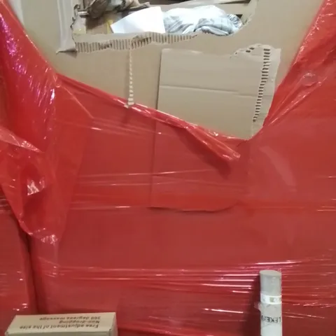 PALLET OF ASSORTED HOUSEHOLD GOODS AND PRODUCTS TO INCLUDE;HULA RING,DOOR MORTISE LOCK KIT,AREA RUG