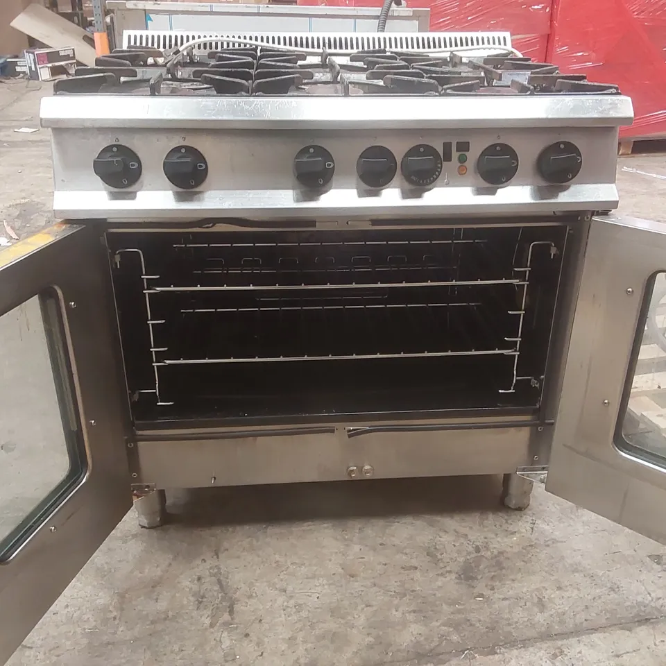MOORWOOD VULCAN 6-BURNER OVEN GAS RANGE