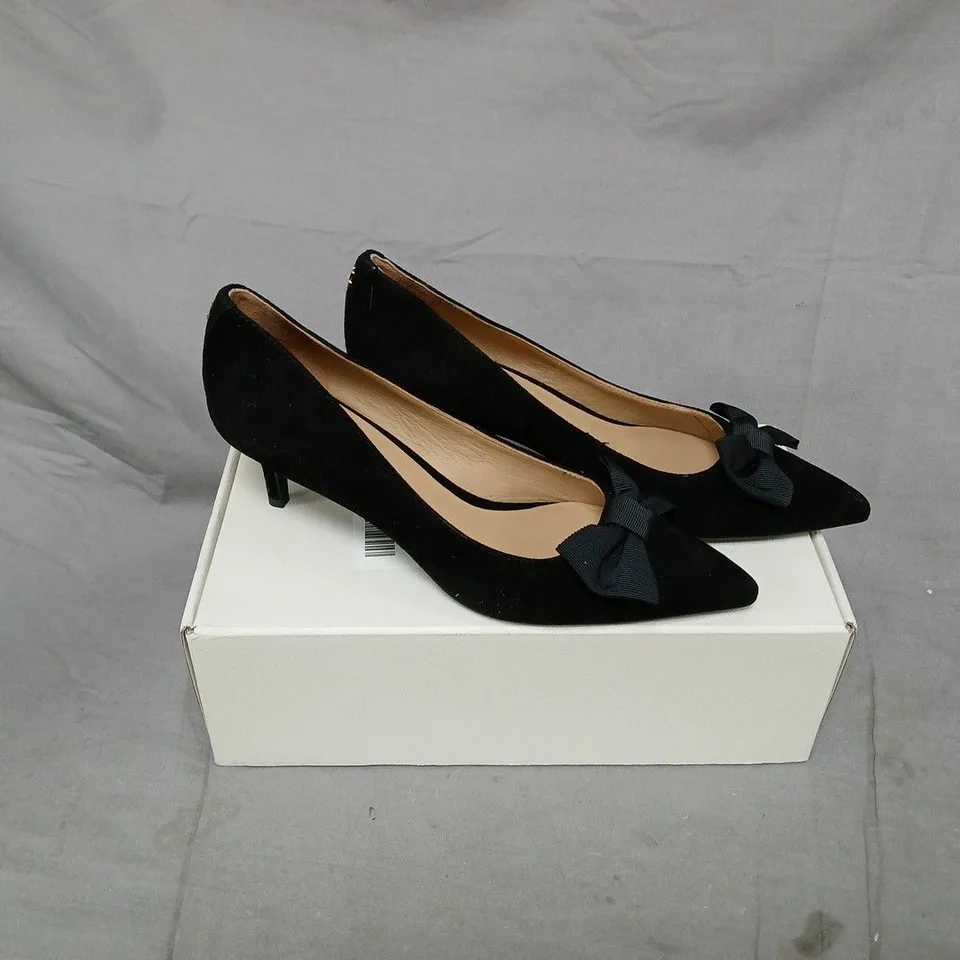 RALPH LAUREN SHOES BOW DETAILED CLOSED TOE PUMPS SIZE UK 4