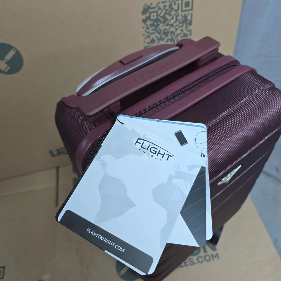 FLIGHT KNIGHT PURPLE HARD-SHELL SPINNER LUGGAGE