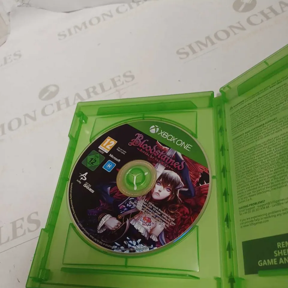 XBOX ONE BLOODSTAINES RITUAL OF THE NIGHT 