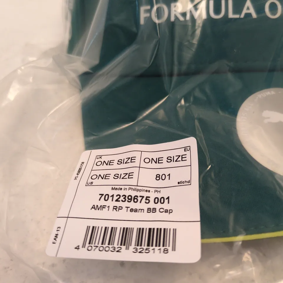 ASTON MARTIN FORMULA ONE TEAM CAP – ONE SIZE
