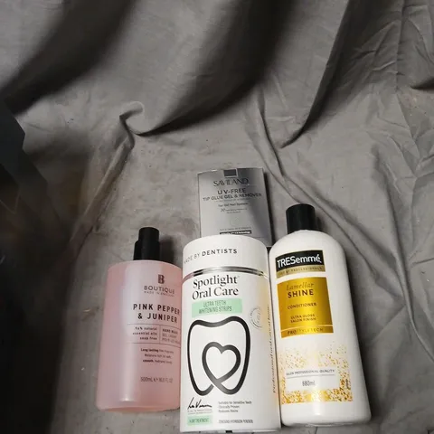 APROXIMATELY 30 ITEMS INCLUDING HEALTH & BEAUTY ASSORTED TOILETRIES & HAIR CARE PRODUCTS – MIXED BRANDS SUCH AS TRESEMME SAVILAND AND BOUTIQUE .