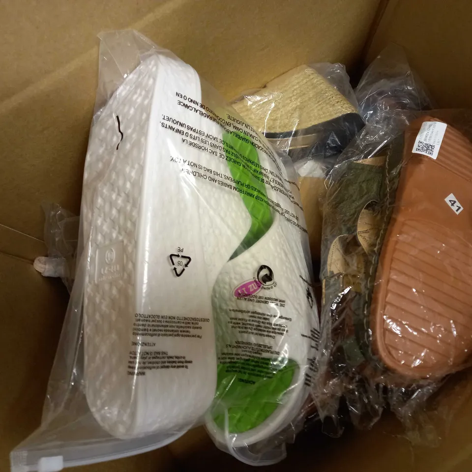 APPROXIMATELY 10 ASSORTED PAIRS OF SHOES IN VARIOUS STYLES & SIZES