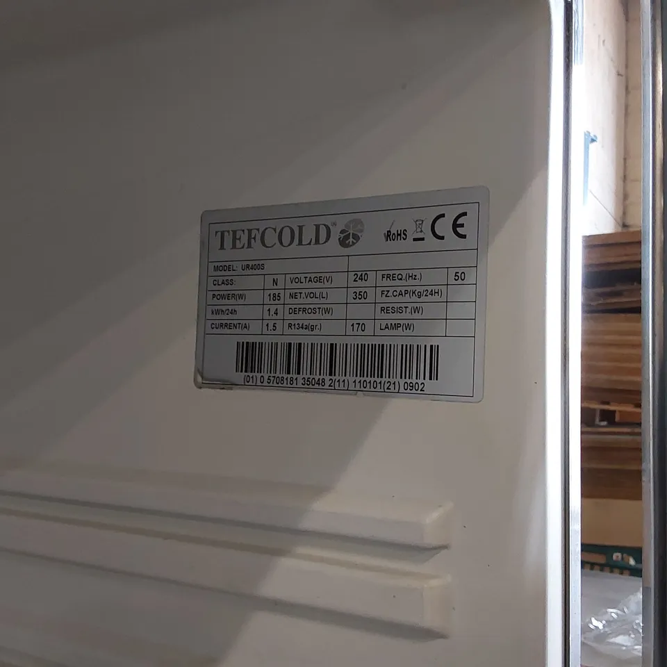 TEFCOLD UF400 COMMERCIAL SINGLE DOOR UPRIGHT FREEZER