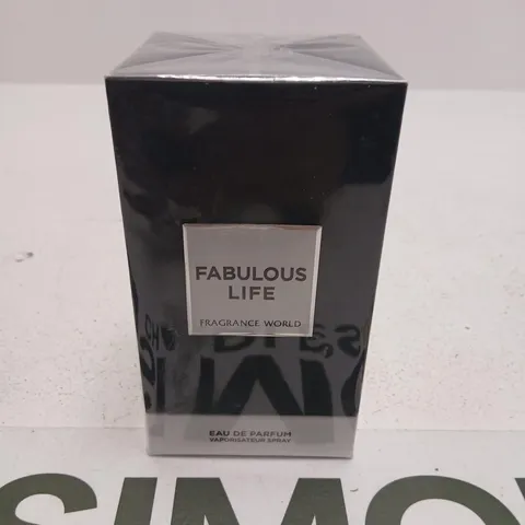 BOXED AND SEALED FABULOUS LIFE FRAGRANCE WORLD EAU DE PARFUM 80ML