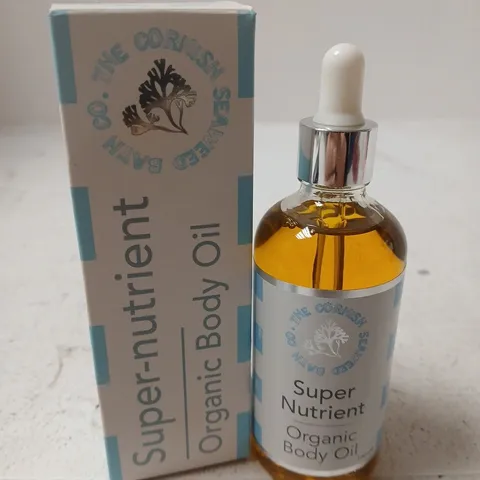 BOXED THE CORNISH SEAWEED BATH CO SUPER NUTRIENT ORGANIC BODY OIL 100ML
