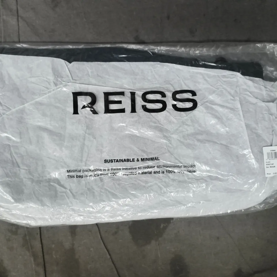 BAGGED REISS BILLINGS-MERINO DRAWSTRING JOGGERS IN MIDNIGHT NAVY SIZE MEDIUM