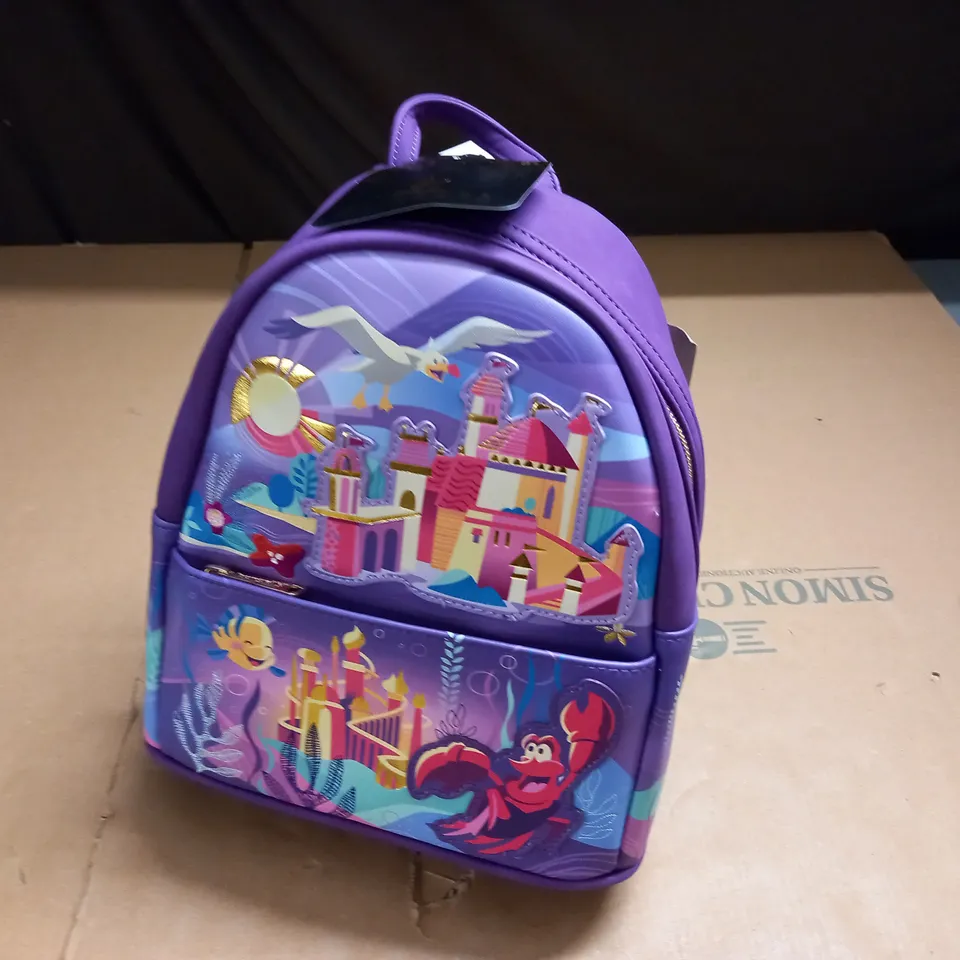 DISNEY PRINCESS LOUNGEFLY ARIELS CASTLE BAG