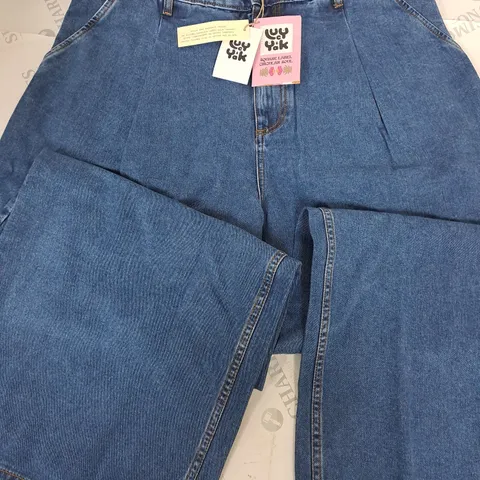 LUCY & YAK COLE JEANS INMID WASH DENIM - 38 R