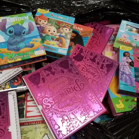 PALLET CONTAINING VERY LARGE AMOUNT OF CHILDREN'S BOOKS AND PLAYSET BOOKS