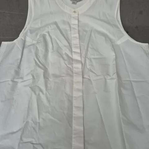 ALLSAINTS WHITE SLEEVELESS TOP – MEDIUM