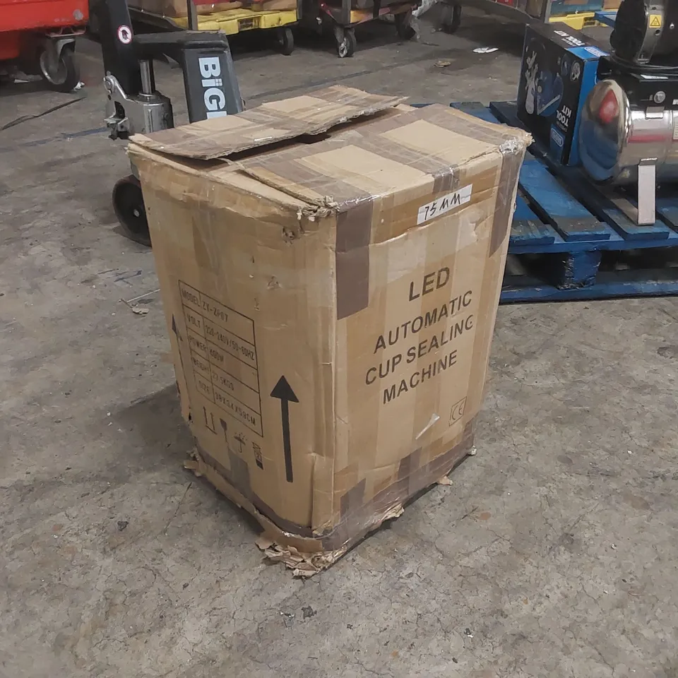 BOXED LCD DISPLAY AUTOMATIC CUP SEALER