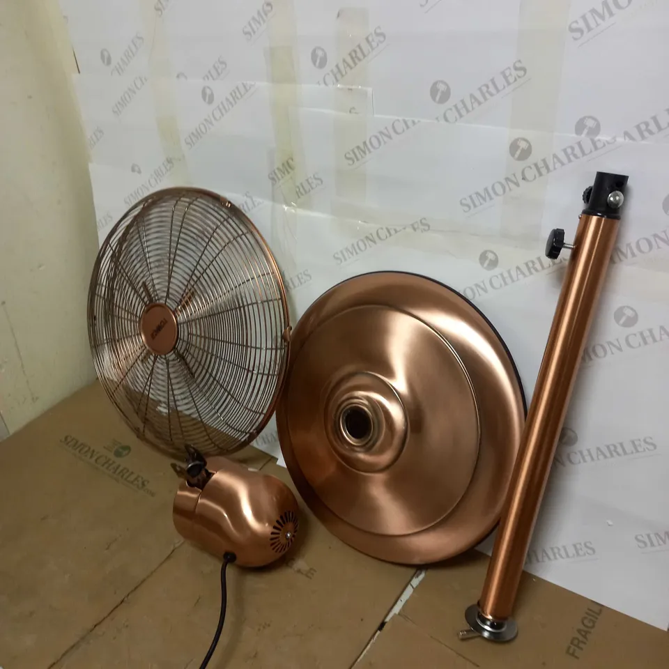 TOWER 16" COPPER PEDESTAL FAN