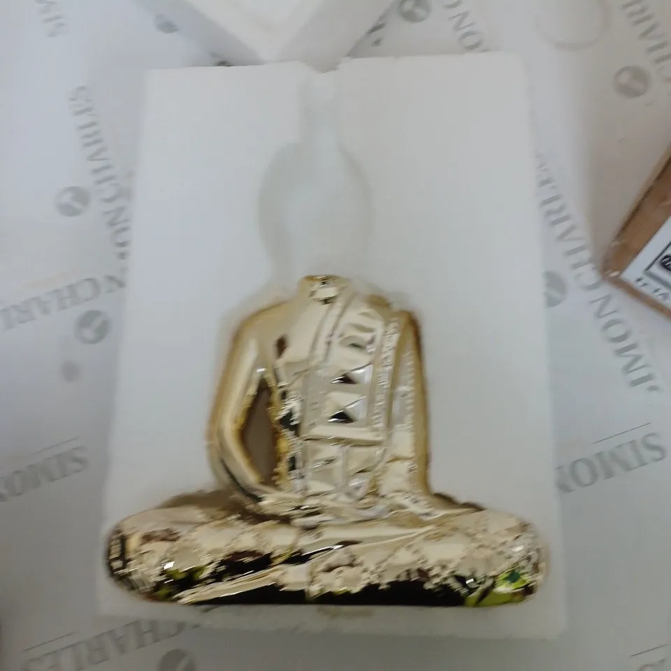 KELLY HOPPEN GOLDEN BUDDHA STATUE 