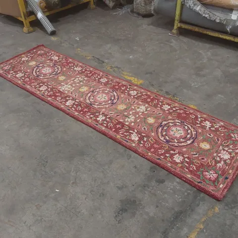 QUALITY DESIGNER RUG - APPROXIMATELY 230 x 64cm