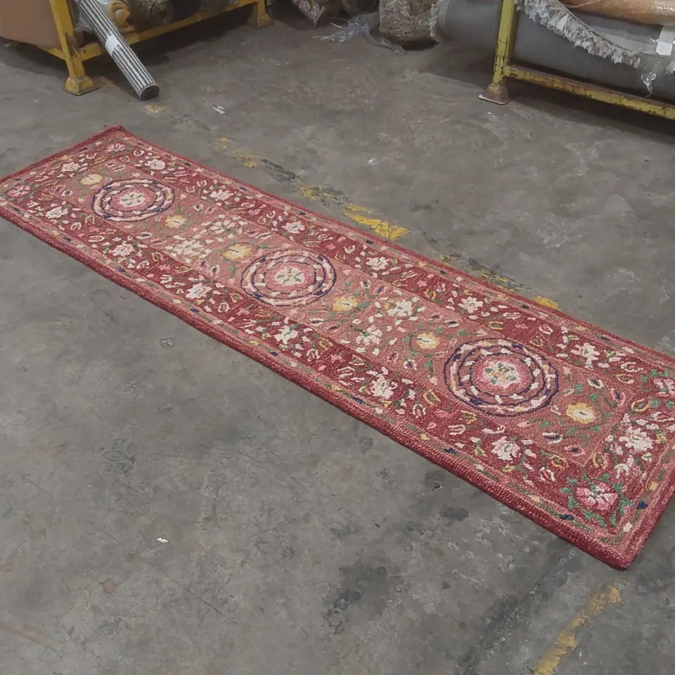 QUALITY DESIGNER RUG - APPROXIMATELY 230 x 64cm