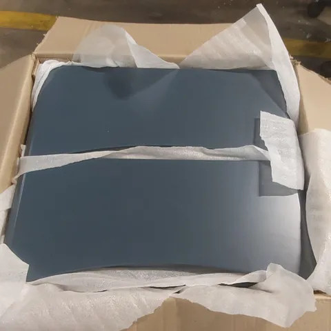 BOXED HARBY 600 WALL VANITY UNIT, H500 x W590 x D454mm - BLUE (1 BOX)