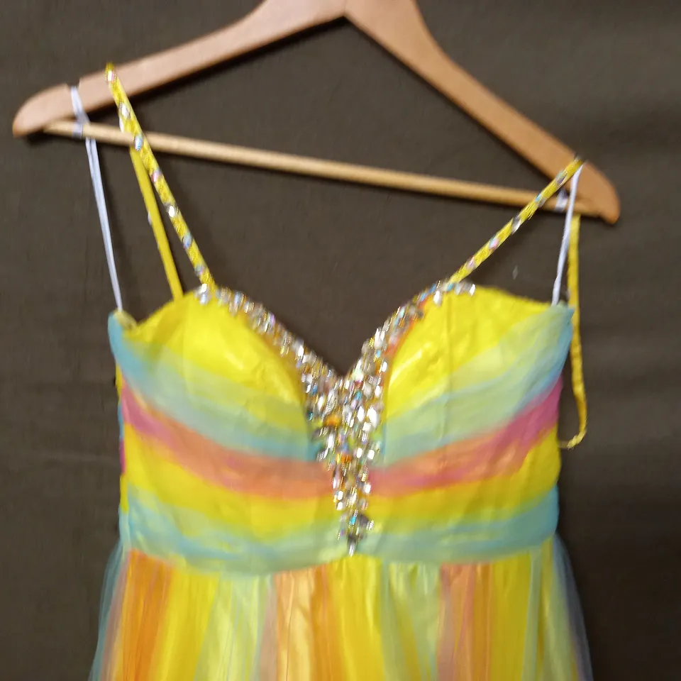 FAIRY GODMOTHER EMBELLISHED DRESS IN MULTI - 6