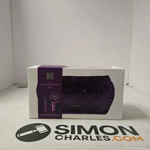 RITUALS GIFT SET WITH PURPLE VELVET POUCH
