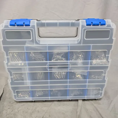 SCREW & BOLT PLASTIC TOOLBOX ORGANISER CASE 