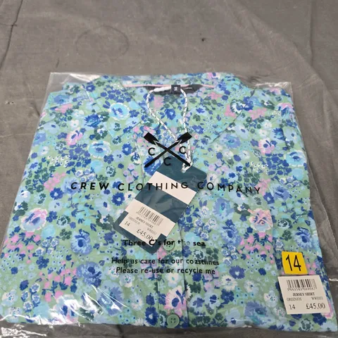 CREW CLOTHING COMPANY JERSEY SHIRT SIZE 14