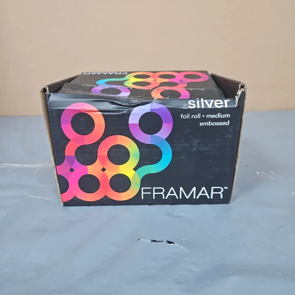FRAMAR SILVER HAIR COLORING FOIL ROLL – MEDIUM WEIGHT, 5 IN X 320 FT