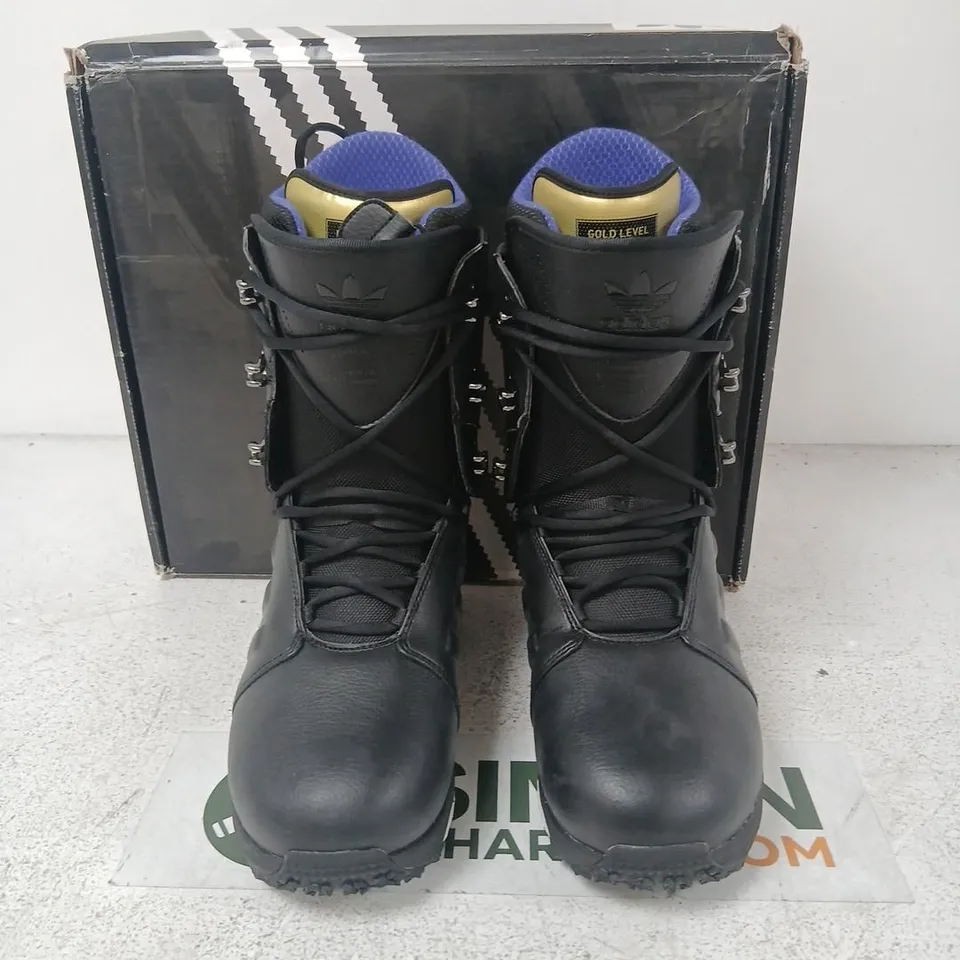 ADIDAS TACTICAL ADV SNOWBOARDING BOOTS - BLACK, UK 10 (US 10.5)