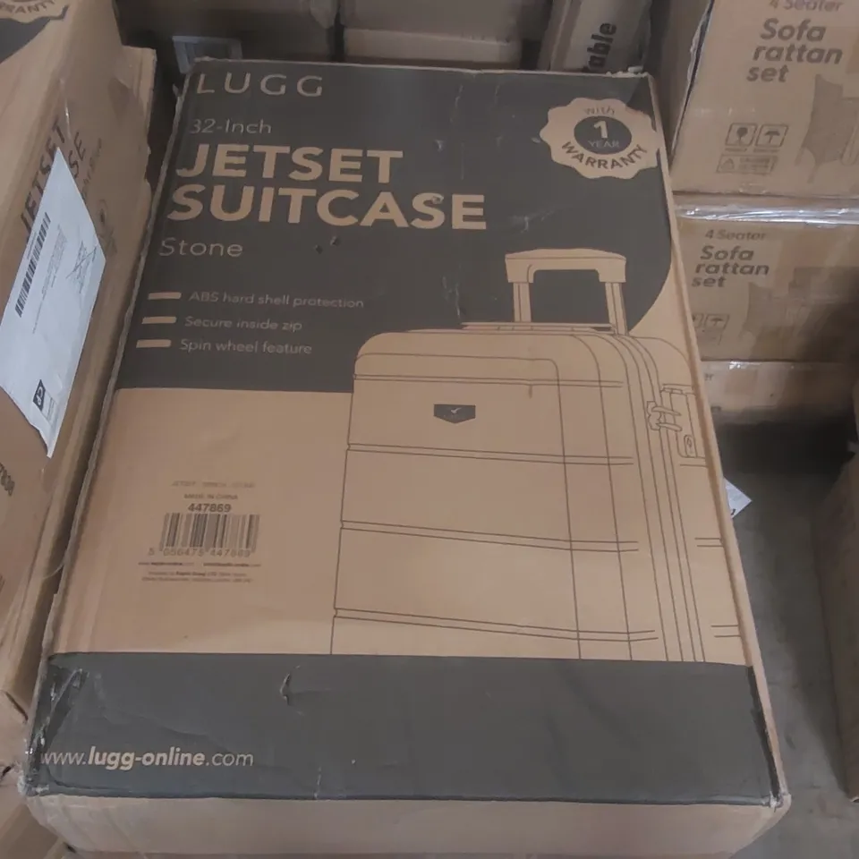 BOXED LUGG TRAVEL SUITCASE