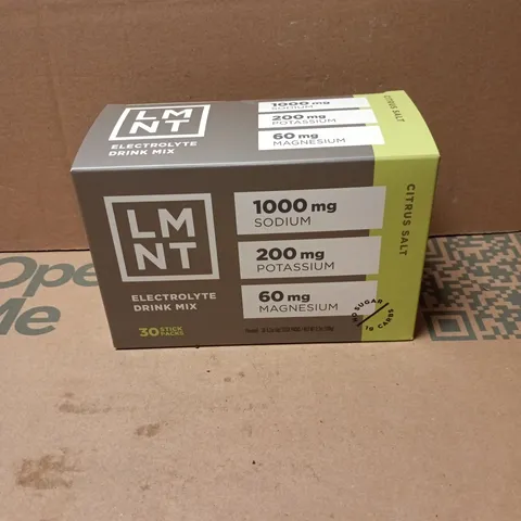 LMNT ZERO SUGAR HYDRATION CITRUS SALT ELECTROLYTE DRINK MIX 30 STICK PACK