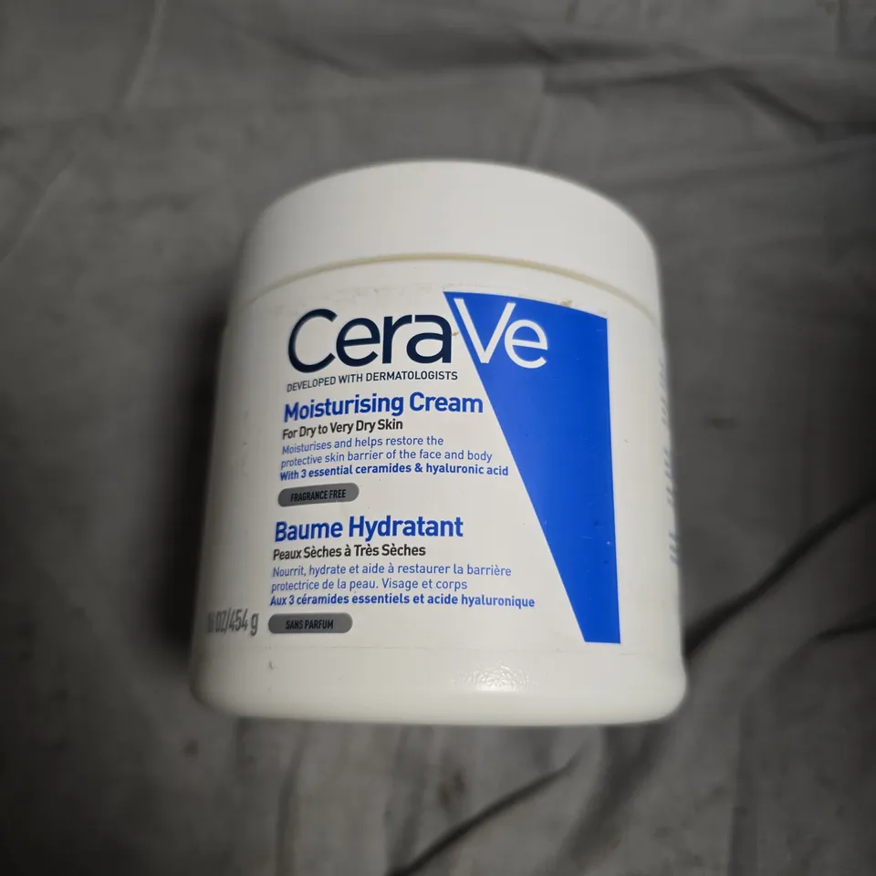 CERAVE MOISTURISING CREAM – FRAGRANCE FREE, 454G