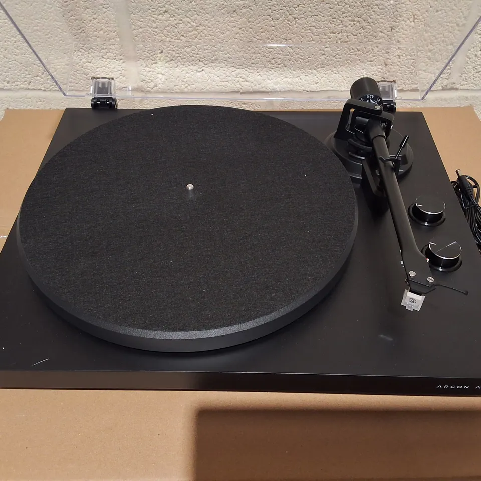 ARGON AUDIO MK2 TURN TABLE IN BLACK - ARGTTMK2BK