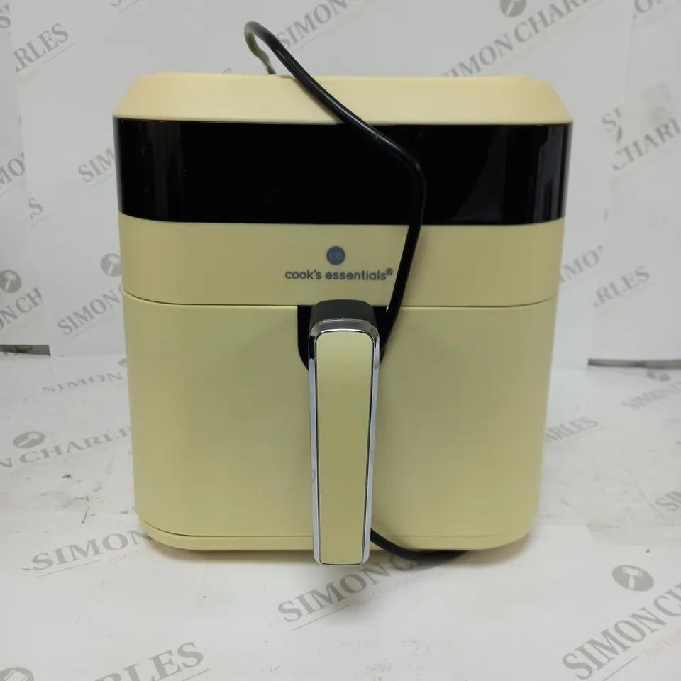 BOXED COOKS ESSENTIALS 5.8L AIR FRYER - CREAM.